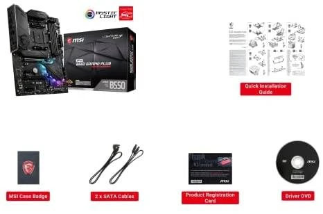 Pagrindinė plokštė MSI MPG B550 GAMING PLUS