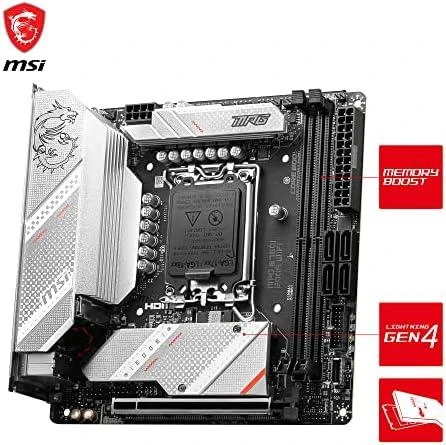 Pagrindinė plokštė MSI | MPG B760I EDGE WIFI | Procesorių šeima Intel | Procesoriaus lizdas LGA1700 | DDR5 DIMM | Atminties lizdai 2 | Palaikomos standžiojo disko sąsajos SATA, M.2 | SATA jungčių skaičius 4 | Mikroschemų rinkinys Intel B760 | Mini-ITX