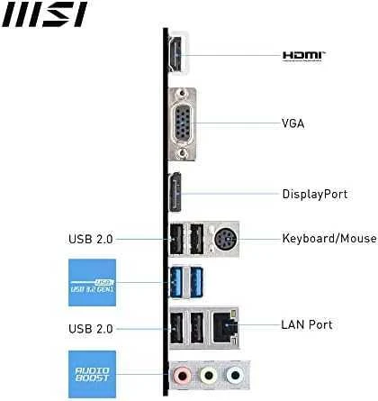 Pagrindinė plokštė MSI | PRO H610M-G | Procesorių šeima Intel | Procesoriaus lizdas LGA1700 | DDR5 | Palaikomos standžiojo disko sąsajos SATA, M.2 | SATA jungčių skaičius 4