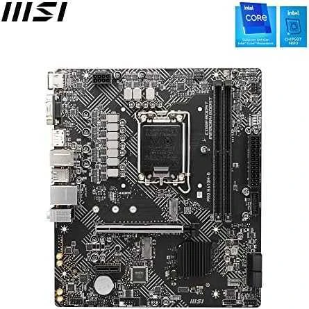 Pagrindinė plokštė MSI | PRO H610M-G | Procesorių šeima Intel | Procesoriaus lizdas LGA1700 | DDR5 | Palaikomos standžiojo disko sąsajos SATA, M.2 | SATA jungčių skaičius 4
