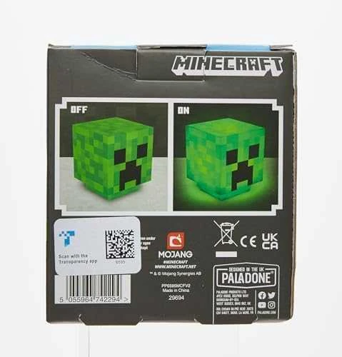 Paladone Minecraft Creeper lempa 11cm