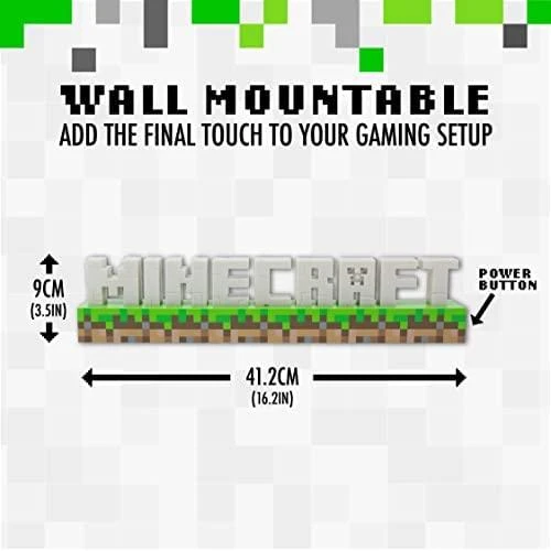 Paladone Minecraft Logo lempa