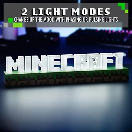 Paladone Minecraft Logo lempa