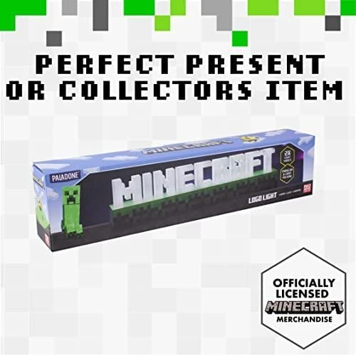 Paladone Minecraft Logo lempa