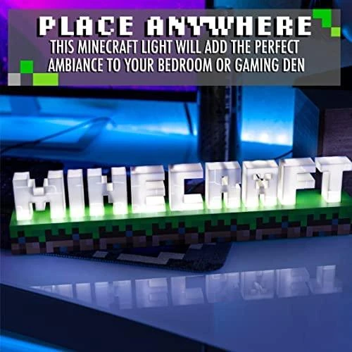 Paladone Minecraft Logo lempa