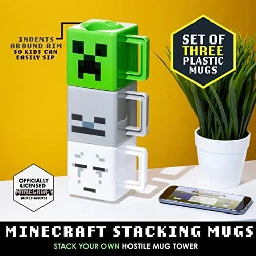 Paladone Minecraft Stacking puodelių rinkinys