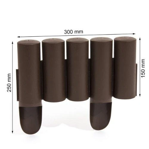 PROSPERPLAST PALISADA OGRODOWA PLUS BRĄZ 2,35m