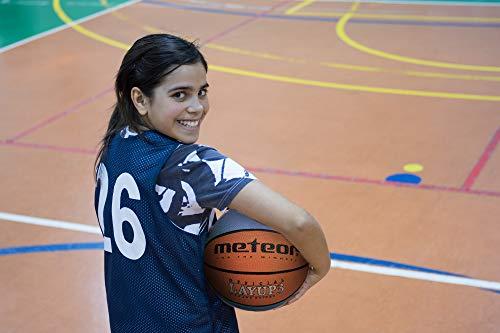 Krepšinio Kamuolys METEOR LAYUP #3 Mėlyna-Žalia