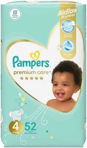 Pampers Sauskelnės Premium Care 4 52 vnt