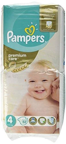 Pampers Sauskelnės Premium Care 4 52 vnt