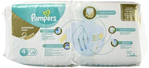 Pampers Sauskelnės Premium Care 4 52 vnt