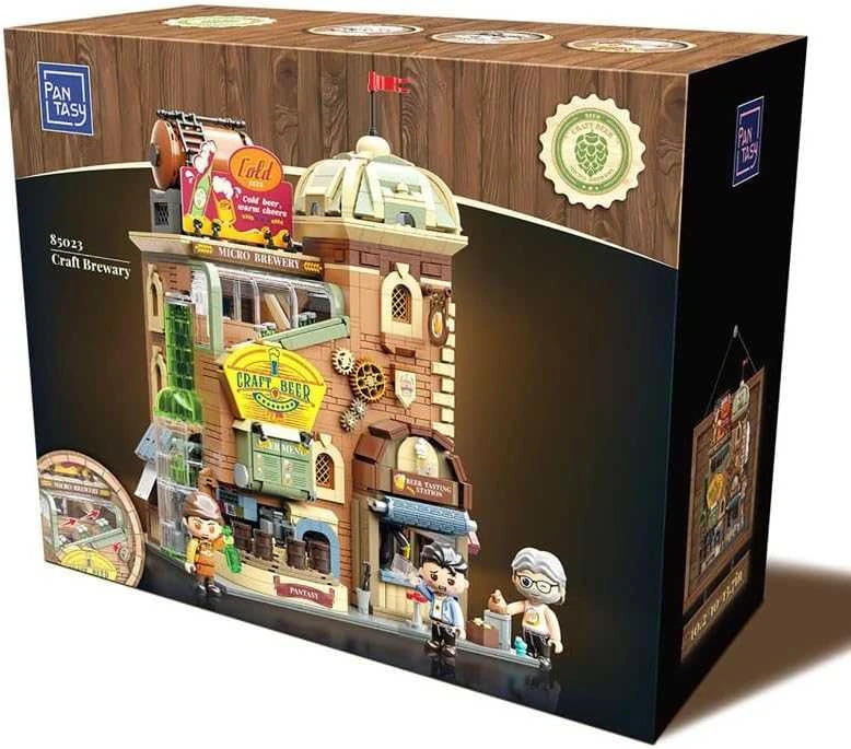 „Pantasy“ statybiniai blokeliai, alaus daryklos pastatas, Craft, alaus darykla, 3252 detalės