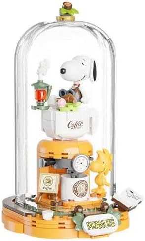 Dėlionė Pantasy Snoopy Coffee Time Construction Set