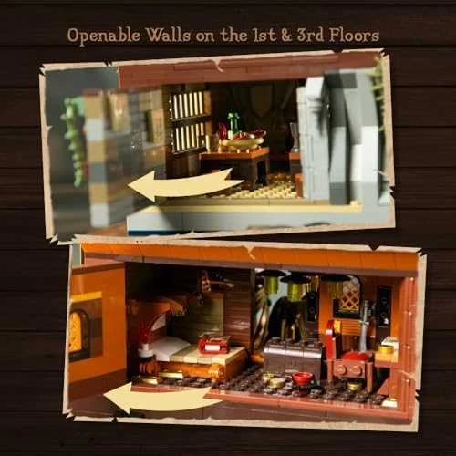 „Pantasy“ piratų romo baro konstruktoriai „Pirates Pub“, 2814 detalių