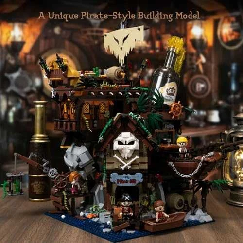 „Pantasy“ piratų romo baro konstruktoriai „Pirates Pub“, 2814 detalių