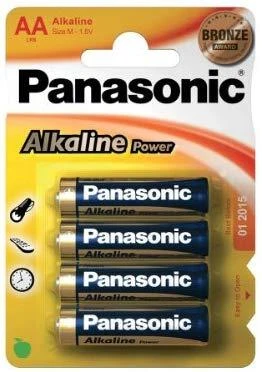 Panasonic AA Alkaline baterijų pakuotė
