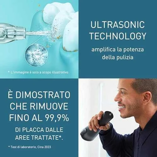 Panasonic Įkraunamas Series 800 burnos irigatorius su ultragarso technologija (EW-DJ86-K503)