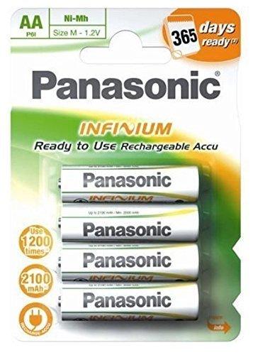 Panasonic Batteries 1x4 Panasonic NiMH Mignon Accu AA 1900 mAh Paruoštas naudoti