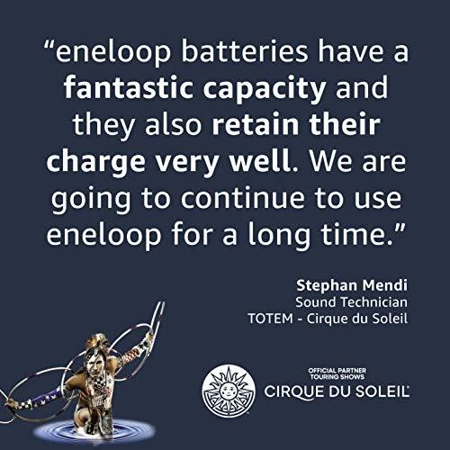 Panasonic Eneloop PRO Įkraunami elementai AA 2500 mAh BK-3HCDE/4BE