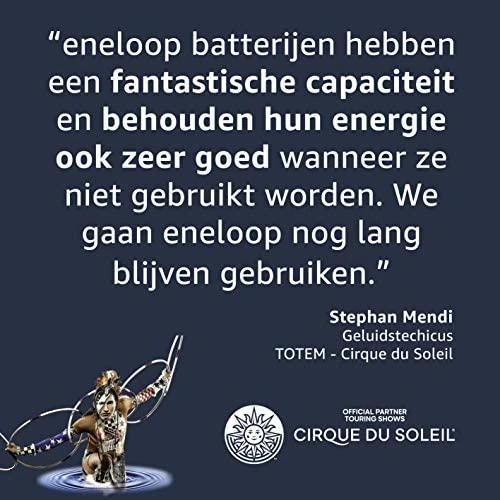 Panasonic Eneloop PRO Įkraunami elementai AA 2500 mAh BK-3HCDE/4BE