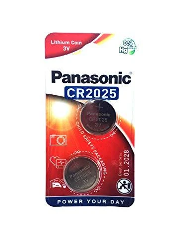 1x2 Panasonic CR 2025 Lithium Power