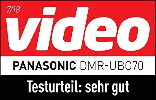 Vaizdo grotuvas „Panasonic DMR-UBC70“ 3D „Blu-ray“ įrašymo įrenginys su televizoriaus imtuvu ir HDD.