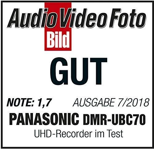 Vaizdo grotuvas „Panasonic DMR-UBC70“ 3D „Blu-ray“ įrašymo įrenginys su televizoriaus imtuvu ir HDD.