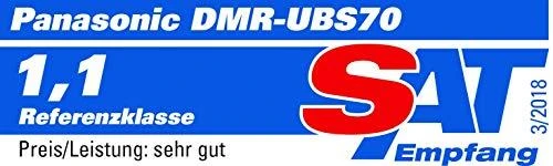Vaizdo grotuvas Panasonic DMR-UBS70EGK juoda