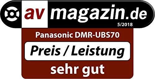 Vaizdo grotuvas Panasonic DMR-UBS70EGS UHD Blu-ray įrašymo įrenginys 500 GB HDD 2x DVB-S imtuvas Sidabrinė