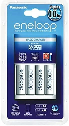 Kroviklis Panasonic ENELOOP K-KJ51MCD40E, 10 val; +(4xAA)