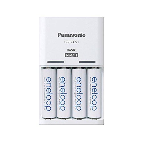 Panasonic eneloop Basic baterijų įkroviklis 2 arba 4 AA/AAA
