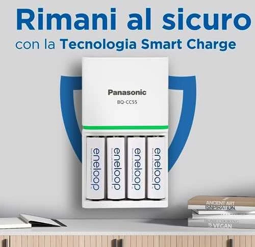 Kroviklis Panasonic ENELOOP K-KJ55MCD40E, 1.5 val; +(4xAA)