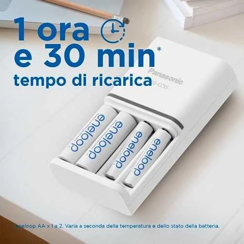 Kroviklis Panasonic ENELOOP K-KJ55MCD40E, 1.5 val; +(4xAA)