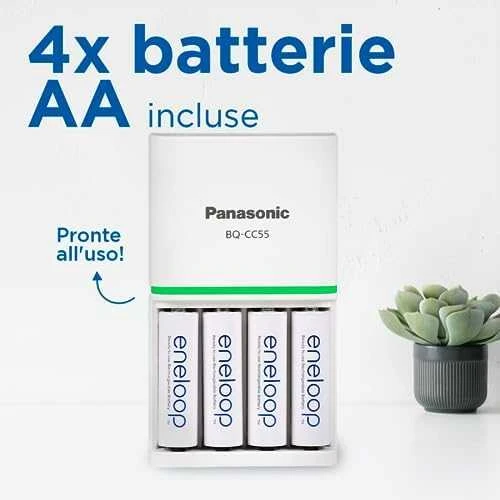 Kroviklis Panasonic ENELOOP K-KJ55MCD40E, 1.5 val; +(4xAA)