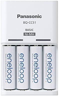 Panasonic eneloop Basic baterijų įkroviklis 2 arba 4 AA/AAA