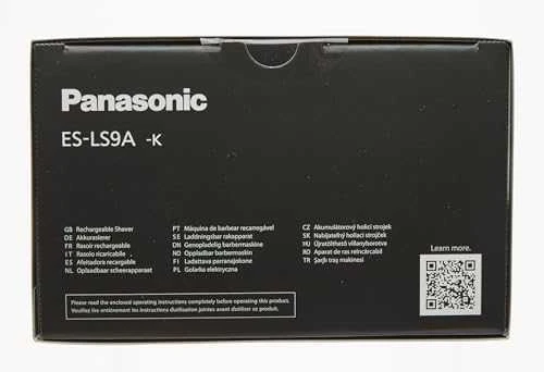 Barzdaskutė Panasonic | Skustuvas | ES-LS9A-K803 | Veikimo laikas (maks.) 50 min | Drėgnas ir sausas | Ličio jonai | Juodas