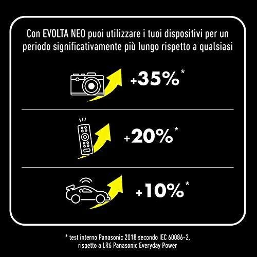 Panasonic Batteries Panasonic Evolta Neo baterija LR03 8B