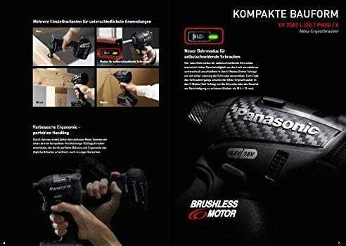 Panasonic EY74A2LJ2G akumuliatorinio grąžto suktuvas