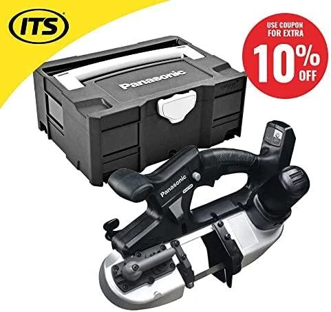 Panasonic juostinis pjūklas 18V Panasonic EY45A5 + Systainer
