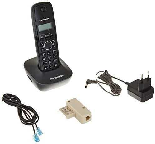 Stacionarus telefonas Panasonic KX-TG1611FHX Belaidis, Juodas