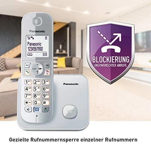 Panasonic KX-TG6811GS perlinis sidabras