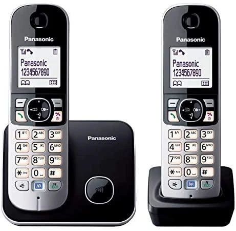 Telefonas stacionarus Panasonic Juodai-sidabrinė
