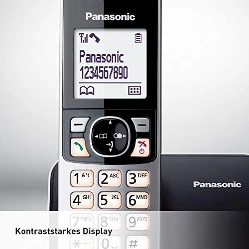 Telefonas stacionarus Panasonic Juodai-sidabrinė