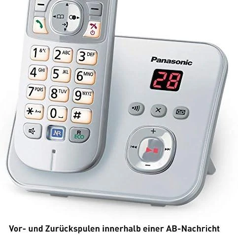 Panasonic KX-TG6821GS perlinis sidabras