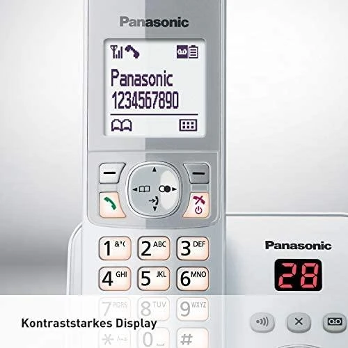 Telefonas Panasonic KX-TG6822GS pearlsil