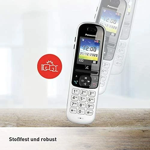 Panasonic belaidis telefonas su AB KX-TGH720GS - juodas