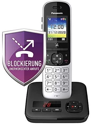Panasonic belaidis telefonas su AB KX-TGH720GS - juodas