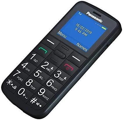Senjorų telefonas Panasonic KX-TU110EXB (juodas)