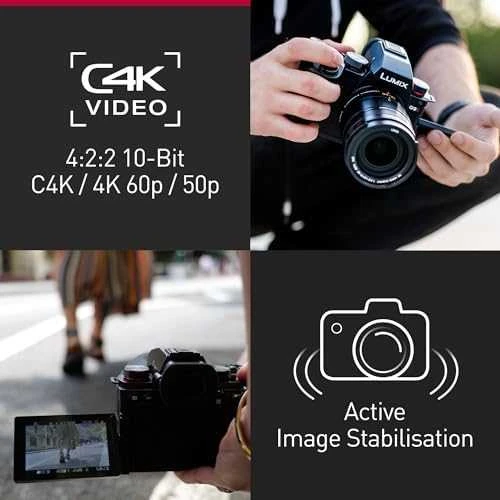 Panasonic LUMIX G9M2 + ES12060 juoda