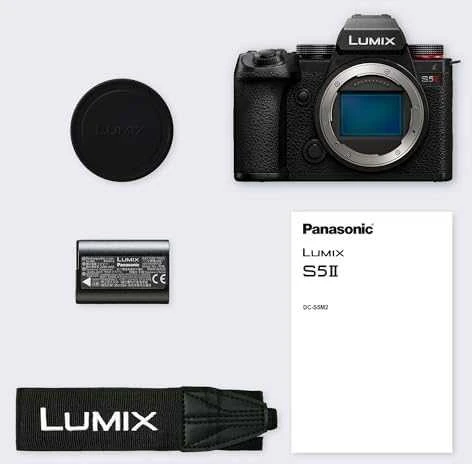 PANASONIC LUMIX S5 II korpusas